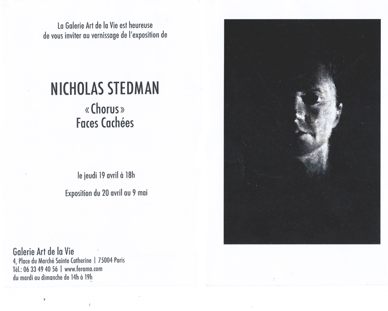 exhibition flier Trapeze artist